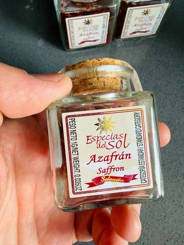 Saffron jar from - saffron, spain