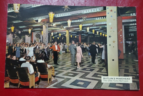 Butlins minehead postcard - butlins,