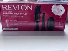 Brand New, Revlon Hair Dryer Multi Styler, Blow Dry Curler Brush, 3 Attachments