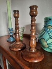 wooden candle sticks