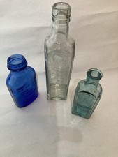 Bottles 3 Together One Lung Tonic One Essence Of Coffee One Milk Of Magnesia