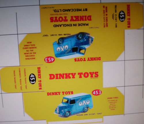 Repro replica box for dinky - box,