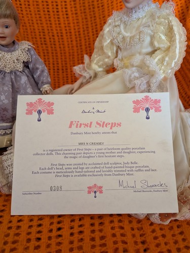 Danbury mint first - first, steps