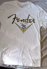 Fender 75th anniversary t shirt mens size Med Brand new, no tags 