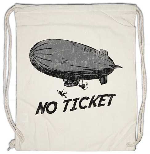 Ticket drawstring bag - drawstring,