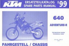 1999 KTM 640 Adventure R Chassis Spare Parts Manual : 320474