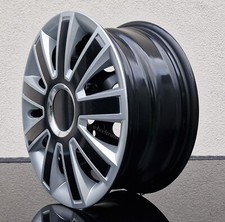 Set of 4  Silver/Black 14" wheel trims,hubcaps  to fit Peugeot 107