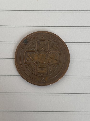 Isle man coin ellan - 2p,
