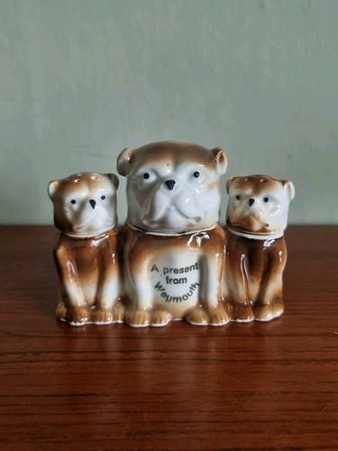 Dog salt and pepper cruet - salt,