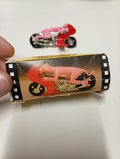 CORGI CARTOON CAPERS 1981 - THE PINK PANTHER MOTORCYCLE & FIGURE - 