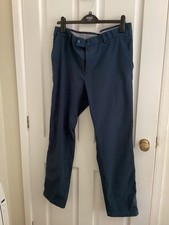 STROMBERG GOLF TROUSERS  Weather Tech Strength 36W 30L Blue VGC