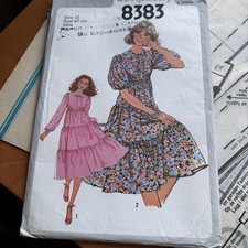 Dress, Tiered Ruffled Vintage