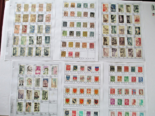 France old stamp used lot - stamp,