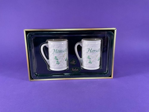 Belleek set his her mugs - set, &