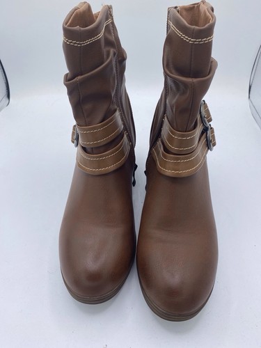 Ladies new lotus tan boots - new,