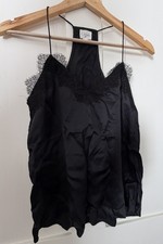 Cami NYC Silk Top Black With