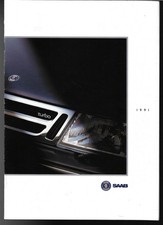 Saab Range 1990-1991 UK Market Sales Brochure 900, 9000, CD, Carlsson