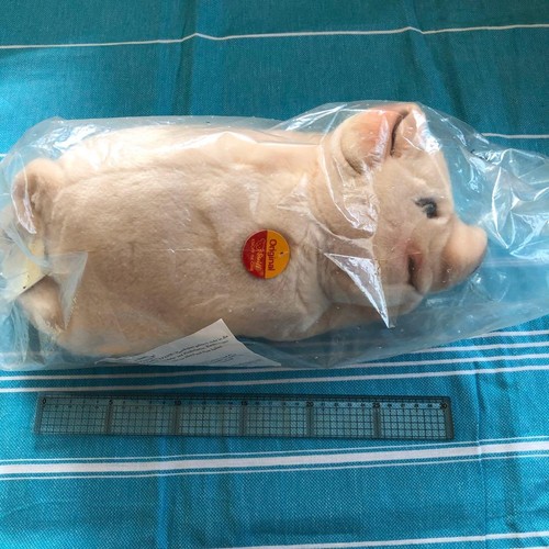 Steiff pig plush - pig,