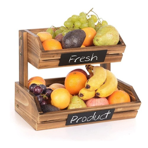 2tier wooden desktop display - 2tier,