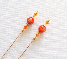 Vintage style beaded - vintage, pins