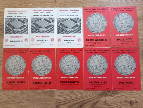 Club football programmes - football, '