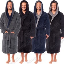 NEW SnuggleME Mens Dressing Gown Snuggly Fluffy Soft Cozy Unisex Robes