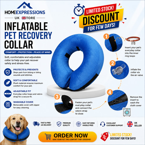 Pet dog cat inflatable collar - cat,