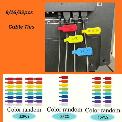 Coloured cable ties - ties, write-on