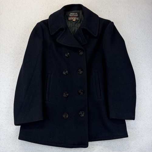 Vintage navy pea coat - pea, mens