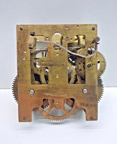Vintage mantel clock movement - mantel,