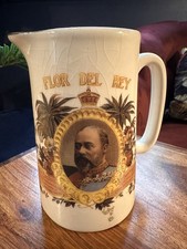 Antique Staffordshire Jug Flor