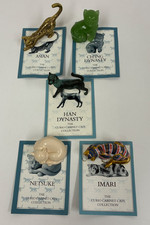 5 X FRANKLIN MINT CURIO