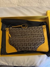 Fendi Pouch Small Brown Fabric