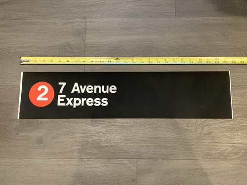 Nyc subway roll sign - subway,