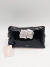 Ted Baker Large Knot Bow Make Up/Wash Bag - Black READ DESCRIPTION