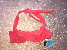 ORANGE BIKINI TOP GIRLS AGE 10-12 - MATALAN SIZING 10B /12B -UNDERWIRED