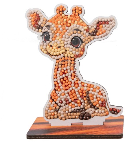 Giraffe wildlife crystal art - -,