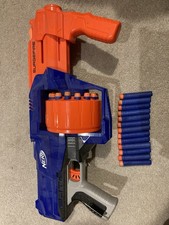 Nerf Gun N-Strike Elite Surgefire Rapid Fire Blaster 🔫✨ With Bullets INCLUDED!!