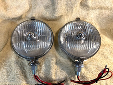 LUCAS SFT576 FOG LAMPS FOR CLASSIC CAR BMC FORD JAGUAR REFURBISHED