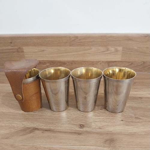 Vintage set stirrup cups - vintage,