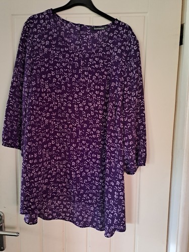 Ladies womens new purple top - new,