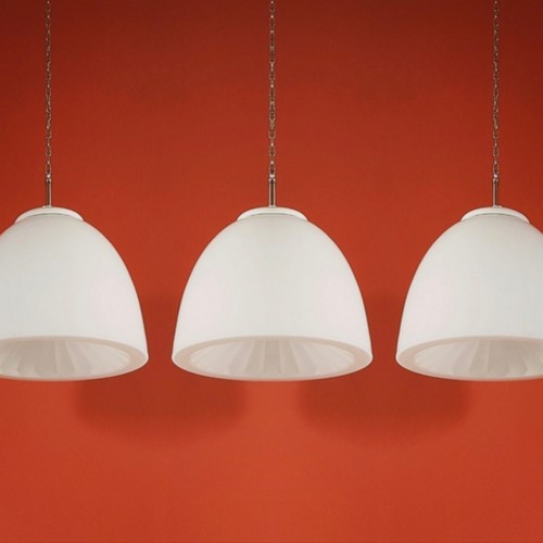 Large glass kitchen pendant - large,