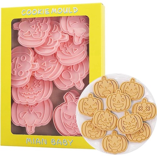 10x halloween pumpkin cookie - pumpkin,