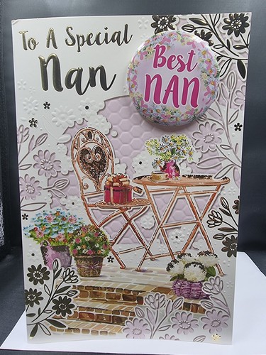Nan birthday card - nan,