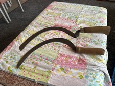 2 antique sickle,scythe grass