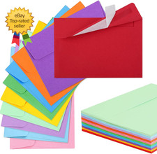 70 Pack Colored Envelopes