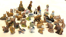 x 47  Vtge Wade  Whimsies Job Lot Animals Nursery,  Hare,  Leprechaun, Owl ....
