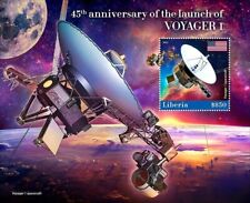 VOYAGER 1 NASA/JPL Planet Exploration Space Probe 1v-Stamp Sheet #2 2022 Liberia