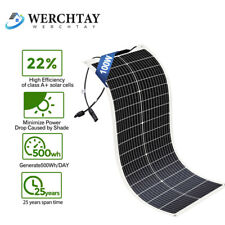 100W Flexible Solar Panel Bendable 12V Mono for RV Boat Marine Caravan Campervan