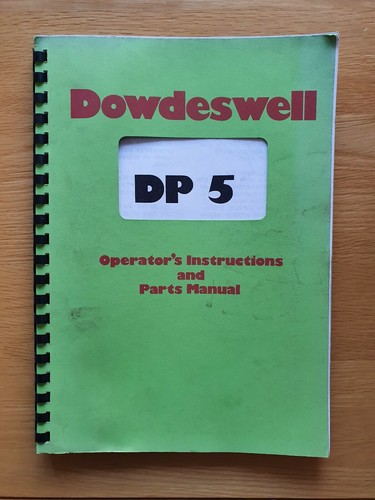 Dowdeswell dp5 plough parts - dp5, &